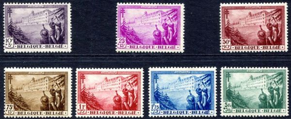 Belgium 1932 SG.624-630 M/M