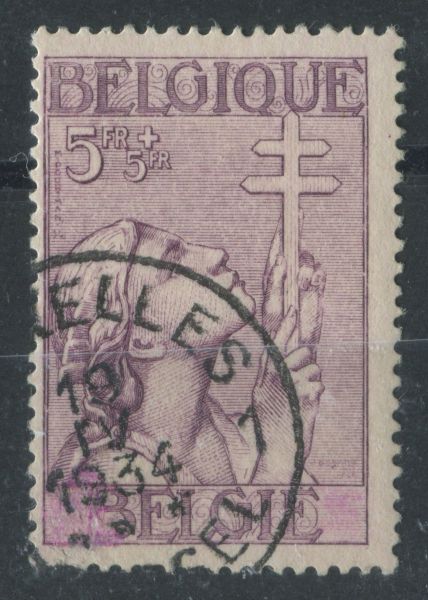 Belgium 1933 Ante TB 5f + 5f VF/U SG.652