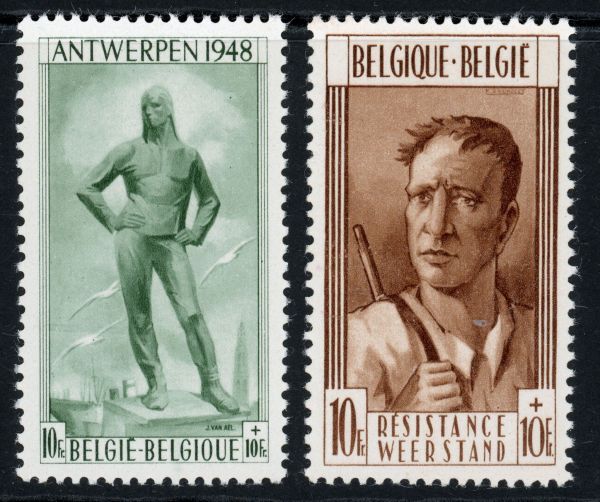 Belgium 1948 SG.1253-1254 U/M