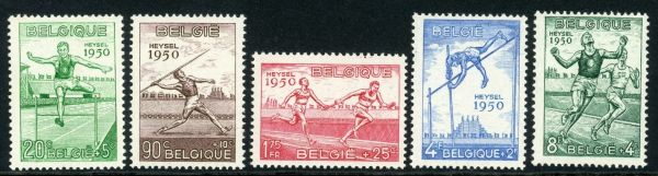 Belgium 1950 SG.1311-1315 U/M