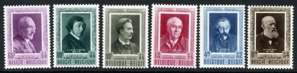 Belgium 1952 SG.1410-1415 U/M