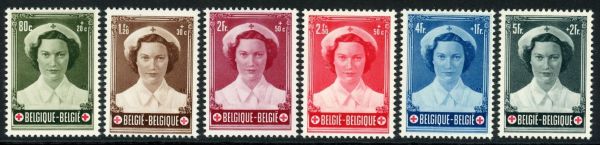 Belgium 1953 SG.1436-1441 U/M