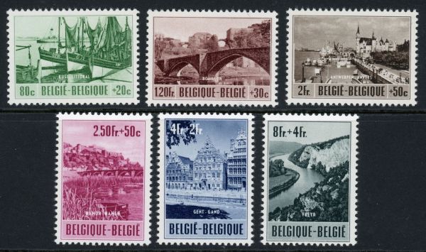 Belgium 1953 SG.1442-1447 U/M