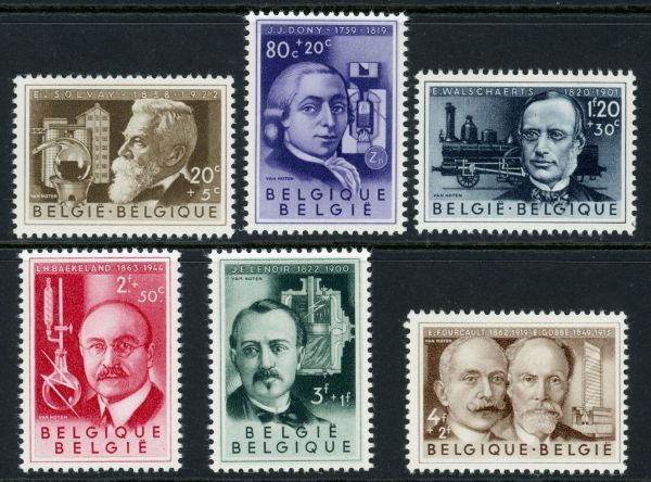 Belgium 1955 SG.1561-1566 U/M