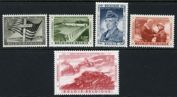 Belgium 1957 SG.1621-1625 U/M