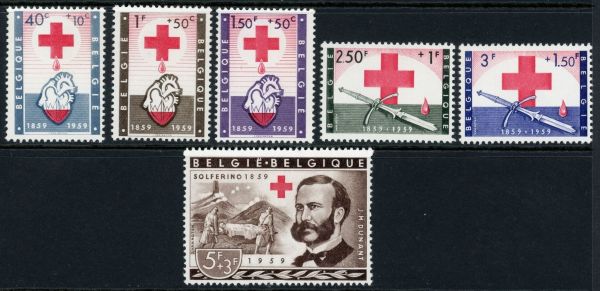 Belgium 1959 SG.1683-1688 U/M