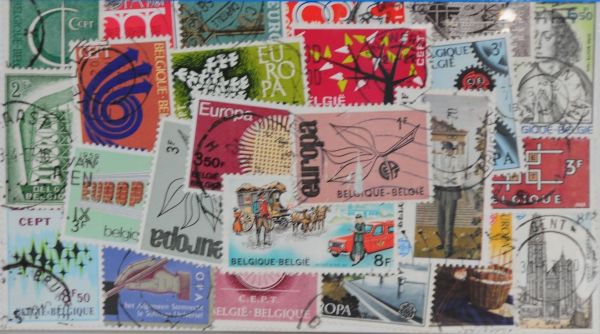 Belgium 25 Stamps (European Concept) (L25)