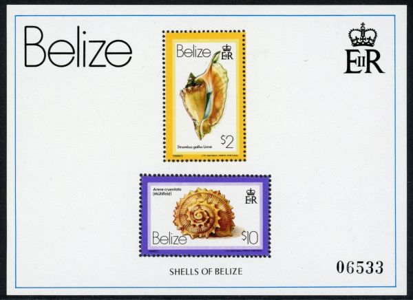 Belize 1980 SG.MS549 U/M (2 sheets)