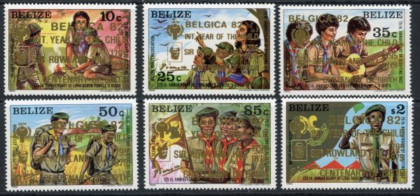 Belize 1982 SG.701-706 U/M