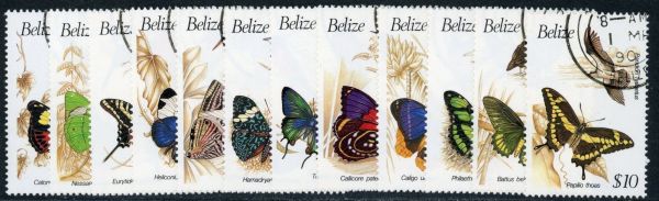 Belize 1990-93 SG.1067A-1078A F/U