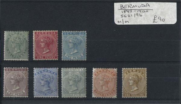 Bermuda 1883-19 SG.21-9b M/M