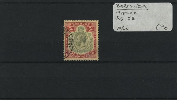 Bermuda 1918-22 SG.53 F/U