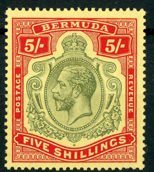 Bermuda 1918 SG.53dw M/M