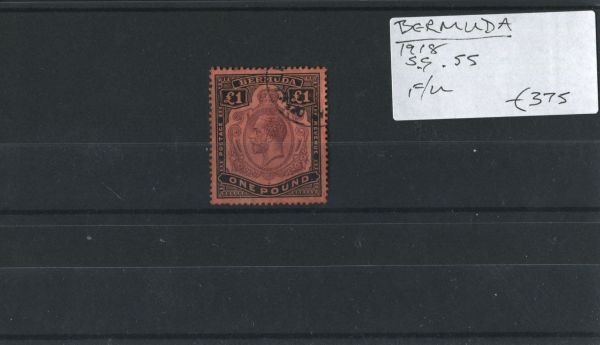 Bermuda 1918 SG.55 F/U