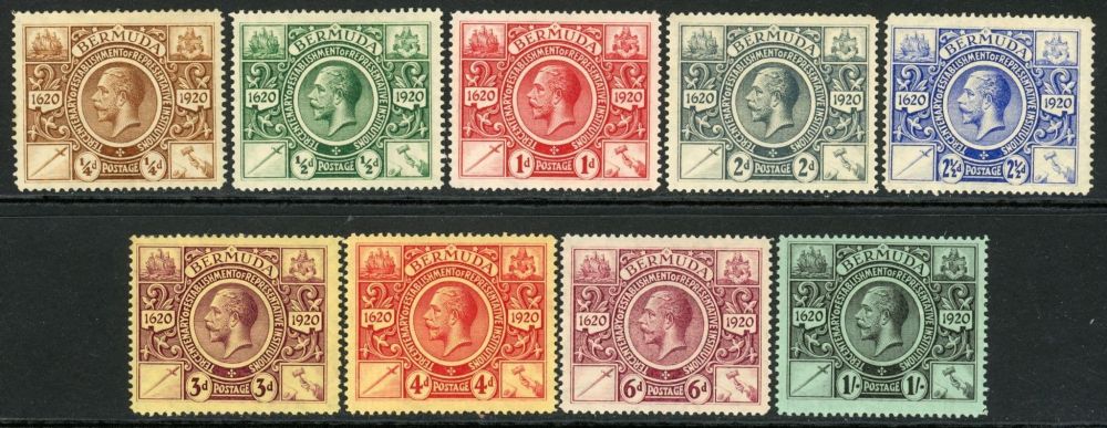 Bermuda 1921 SG.68-76 M/M