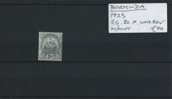 Bermuda 1923 SG.80 M/M