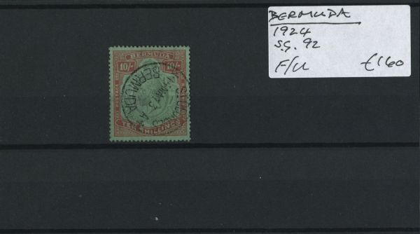 Bermuda 1924 SG.92 F/U