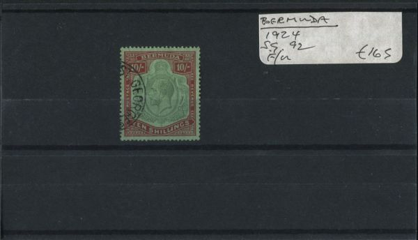 Bermuda 1924 SG.92 F/U (Lot 2)