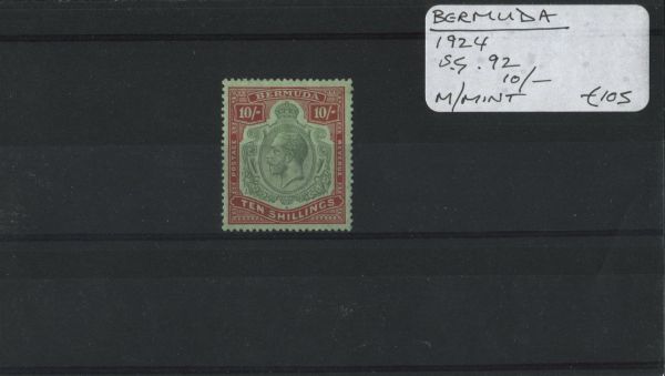 Bermuda 1924 SG.92 M/M