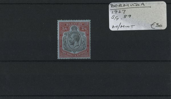 Bermuda 1927 SG.89 M/M