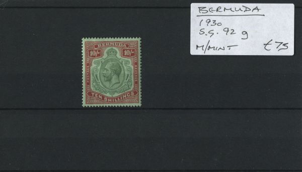 Bermuda 1930 SG.92g M/M