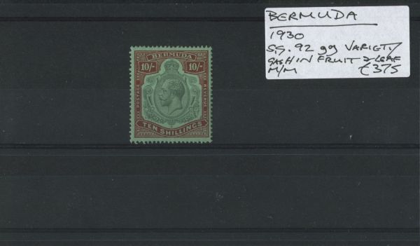 Bermuda 1930 SG.92gg var M/M