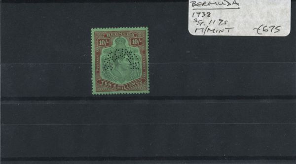 Bermuda 1938 SG.119s M/M