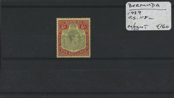 Bermuda 1939 SG.118a M/M