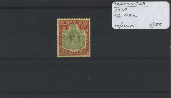 Bermuda 1939 SG.118a M/M (Lot 3)