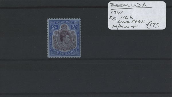 Bermuda 1941 SG.116b M/M (Lot 2)