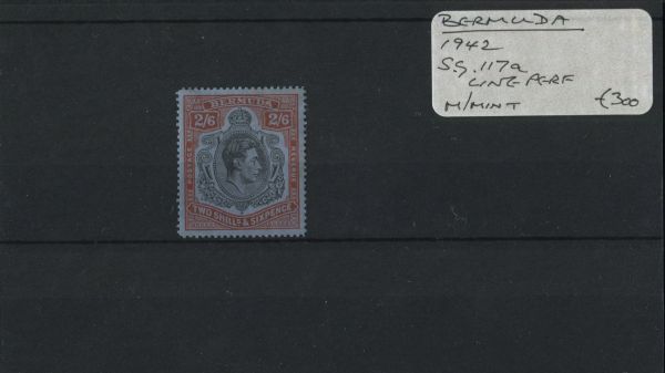 Bermuda 1942 SG.117a M/M