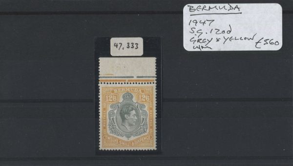 Bermuda 1947 SG.120d U/M