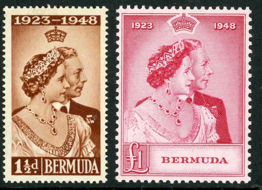 Bermuda 1948 SG.125-126 U/M