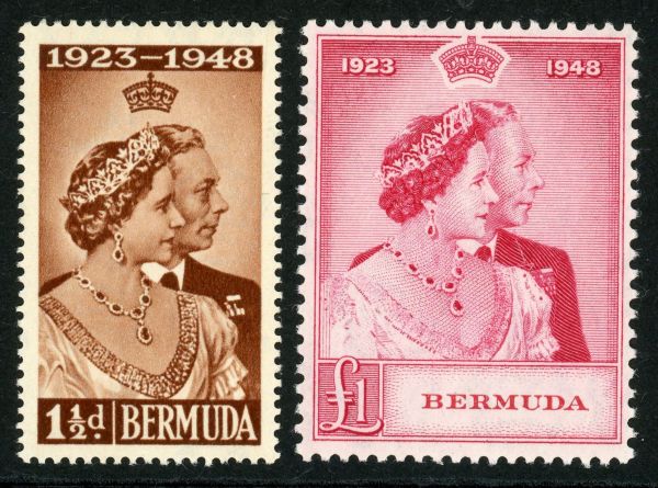 Bermuda 1948 SG.125-126 U/M