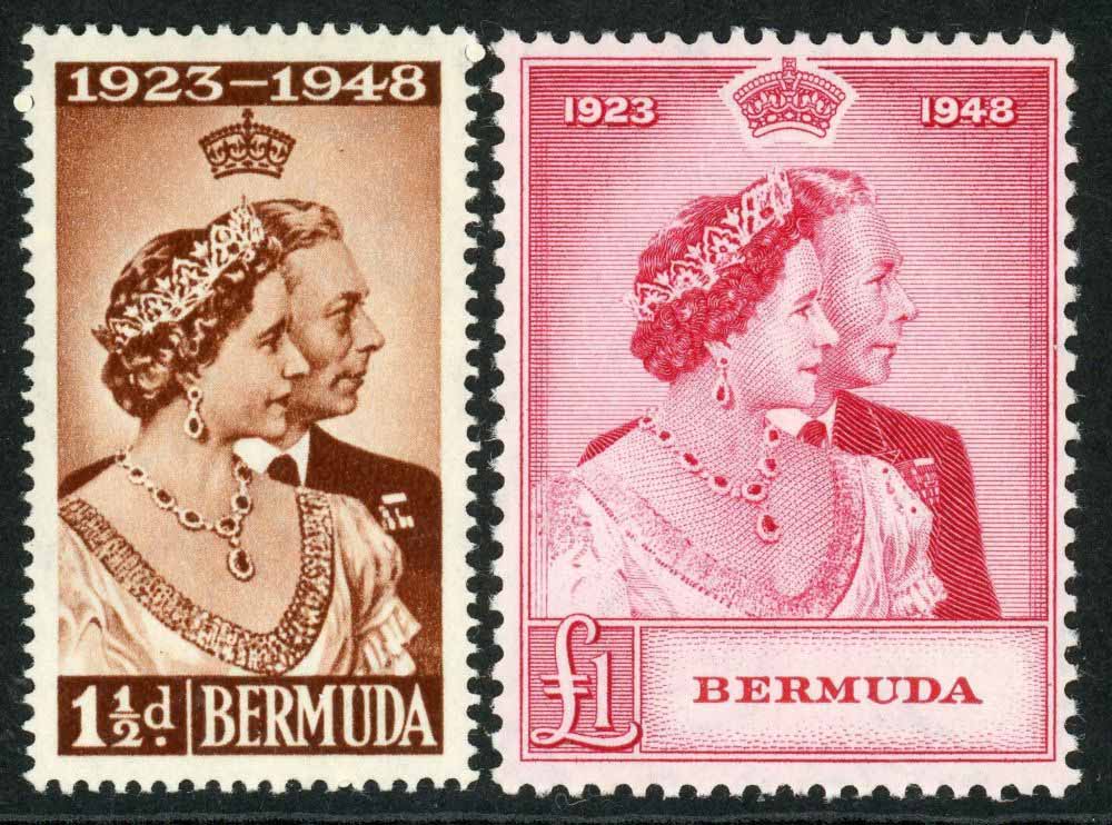 Bermuda 1948 SG.125-126 U/M (1)