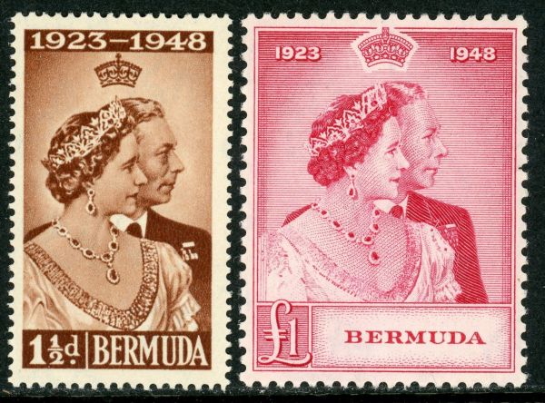 Bermuda 1948 SG.125-126 U/M