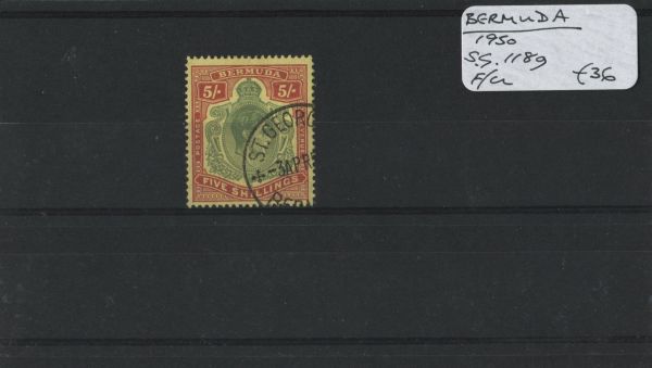 Bermuda 1950 SG.118g F/U