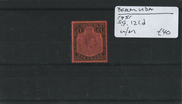 Bermuda 1951 SG.121d U/M