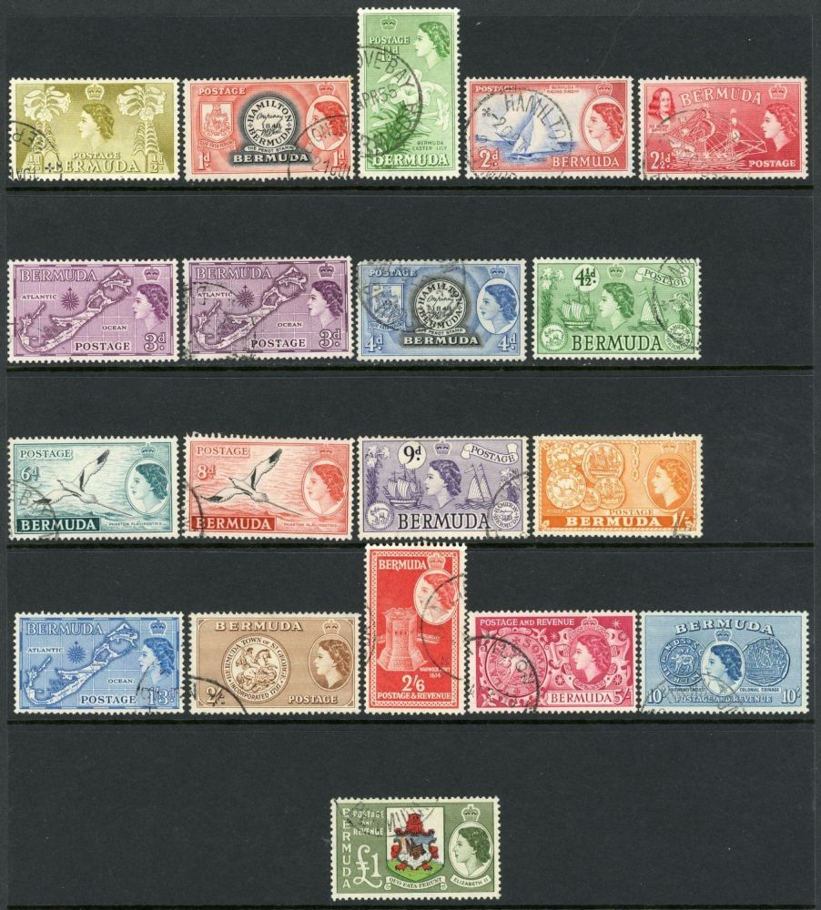 Bermuda 1953-62 SG.135-150 F/U