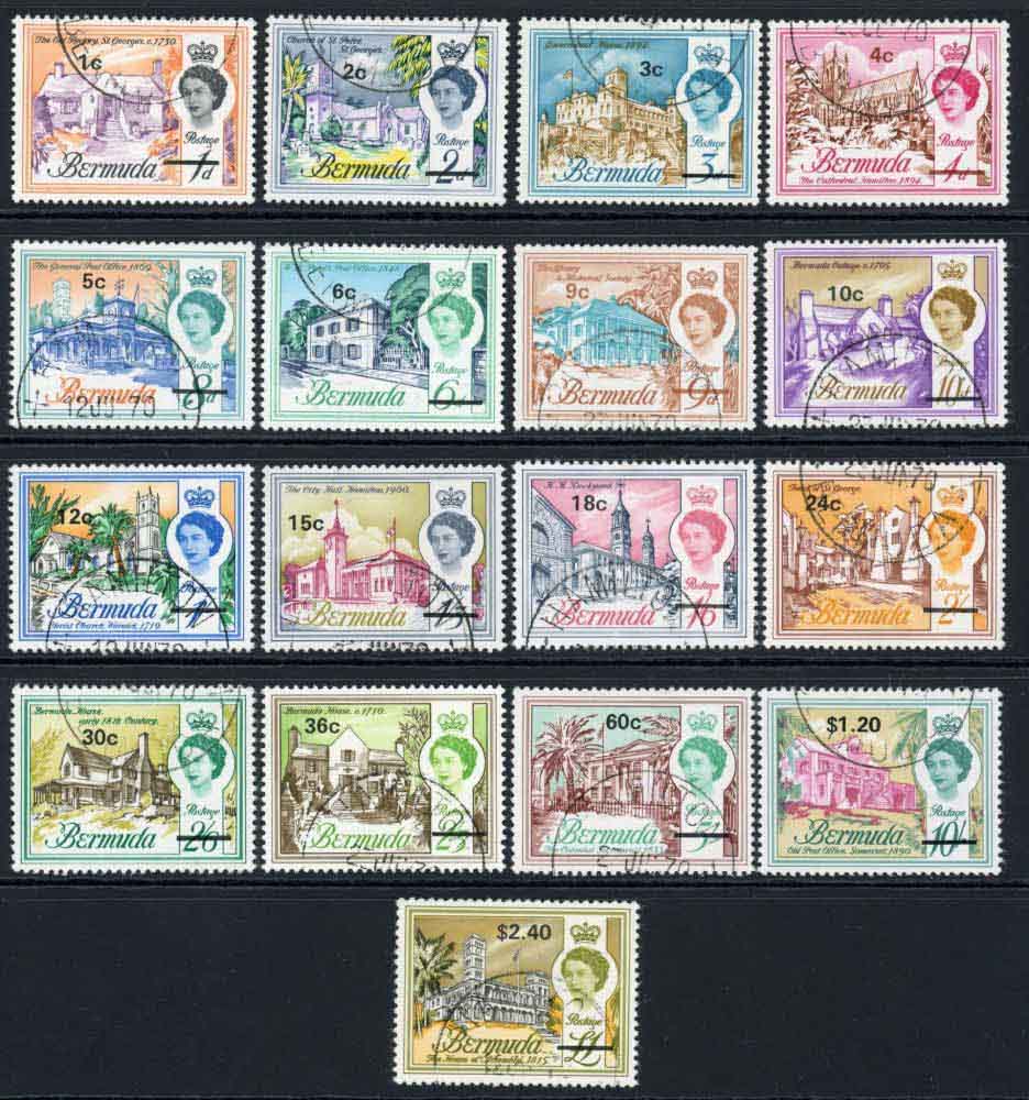 Bermuda 1970 SG.232-248 F/U