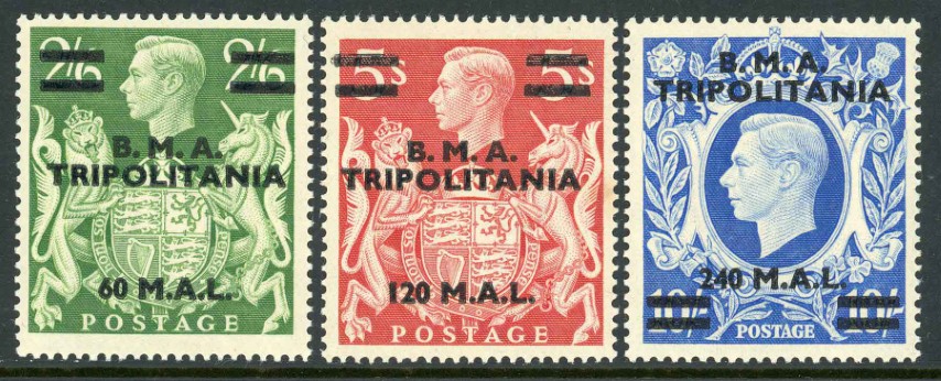 British Occupation of Italian Colonies / Somalia 1943-46 SG.S1-S9 M/M