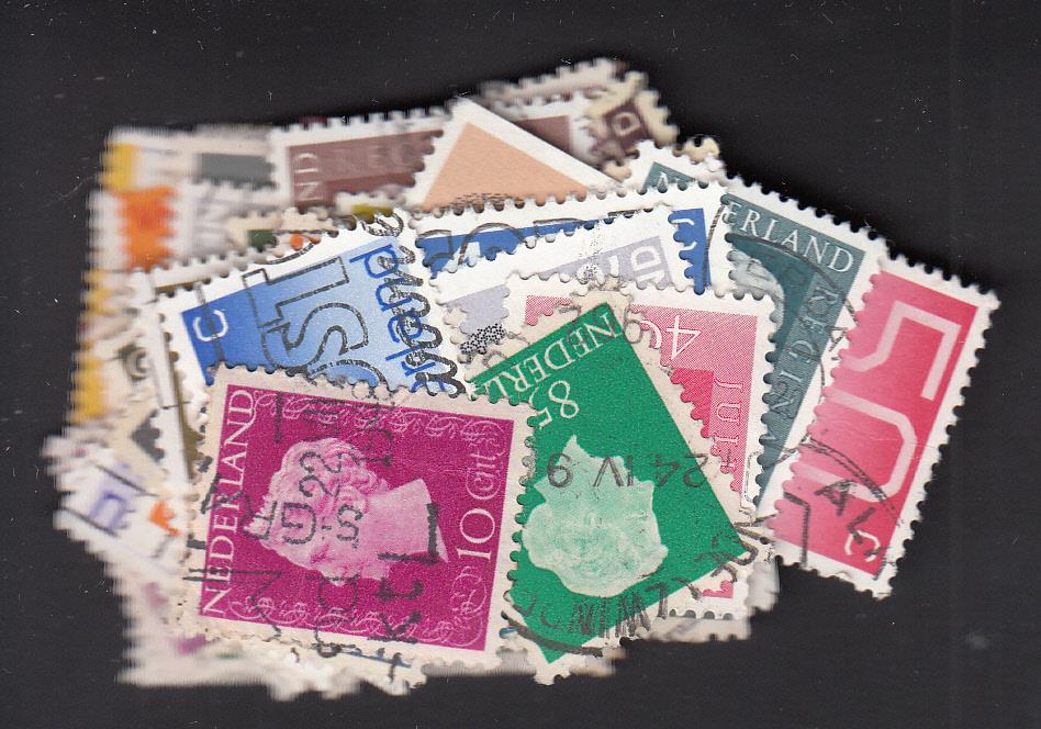 Dutch stamps - Large & small stamps - 75 Stamps