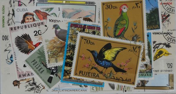 Birds 50 Stamps (M160)