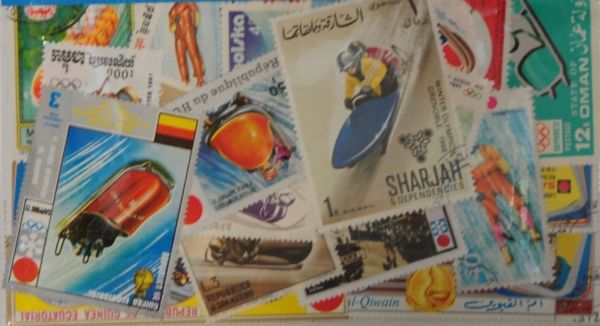 Bobsleigh 25 Stamps (M16)