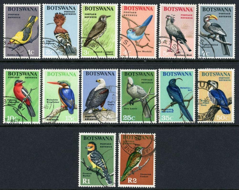 Botswana 1967 SG.220-233 F/U (1)