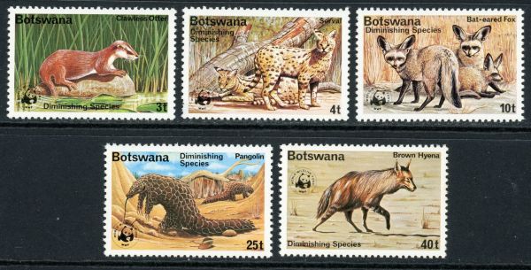 Botswana 1977 SG.394-398 U/M