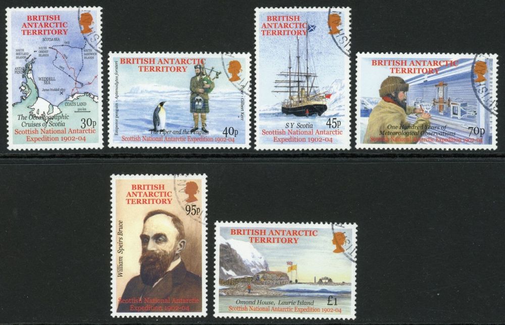 British Antarctic Territory 2002 SG.351-356 F/U