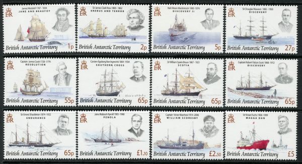 British Antarctic Territory 2008 SG.461-472 U/M