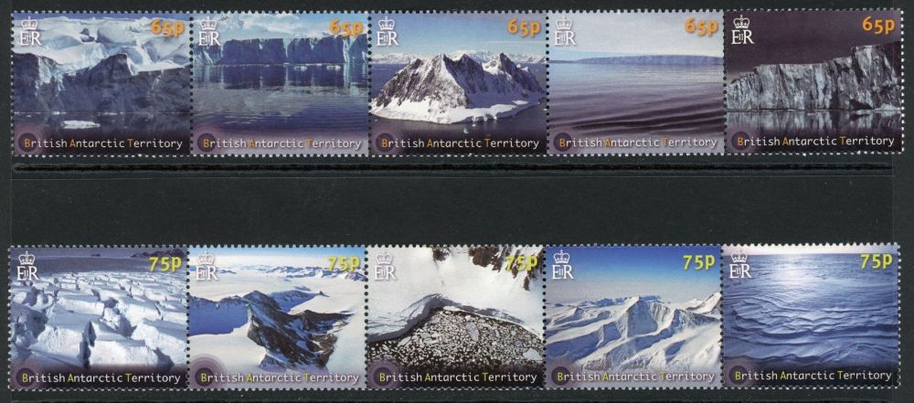 British Antarctic Territory 2011 SG.584-593 U/M