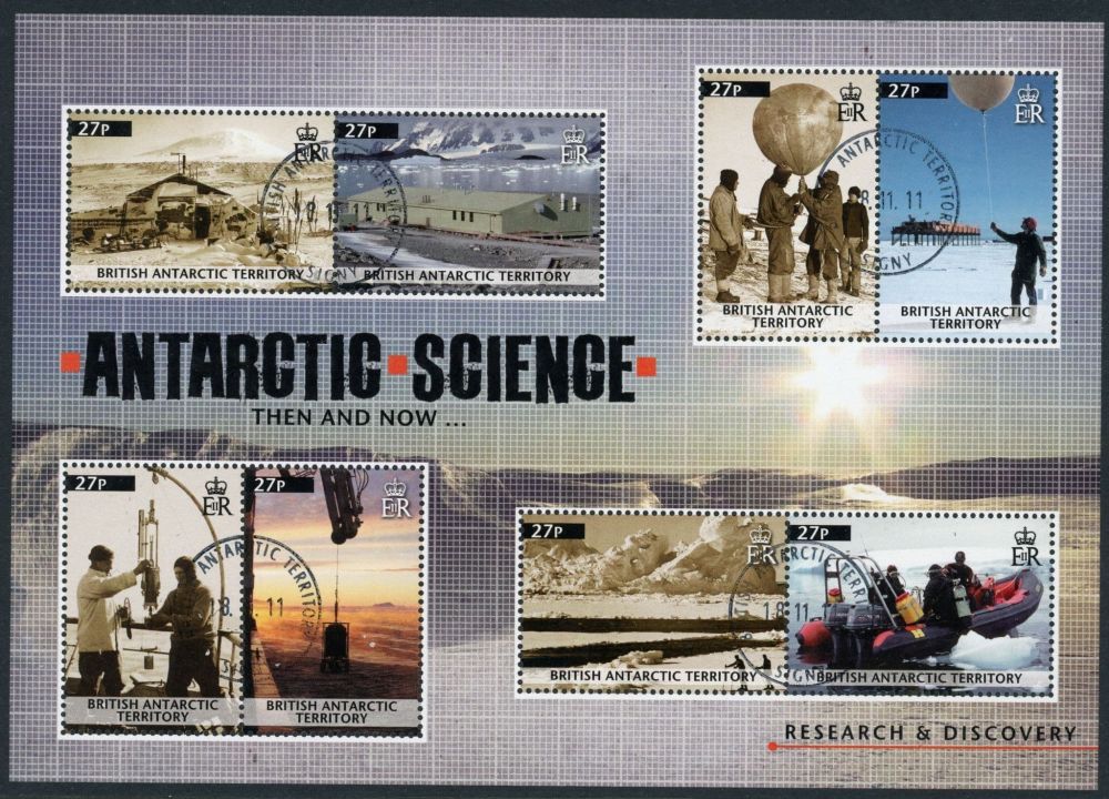 British Antarctic Territory 2011 SG.MS567-MS569 U/M